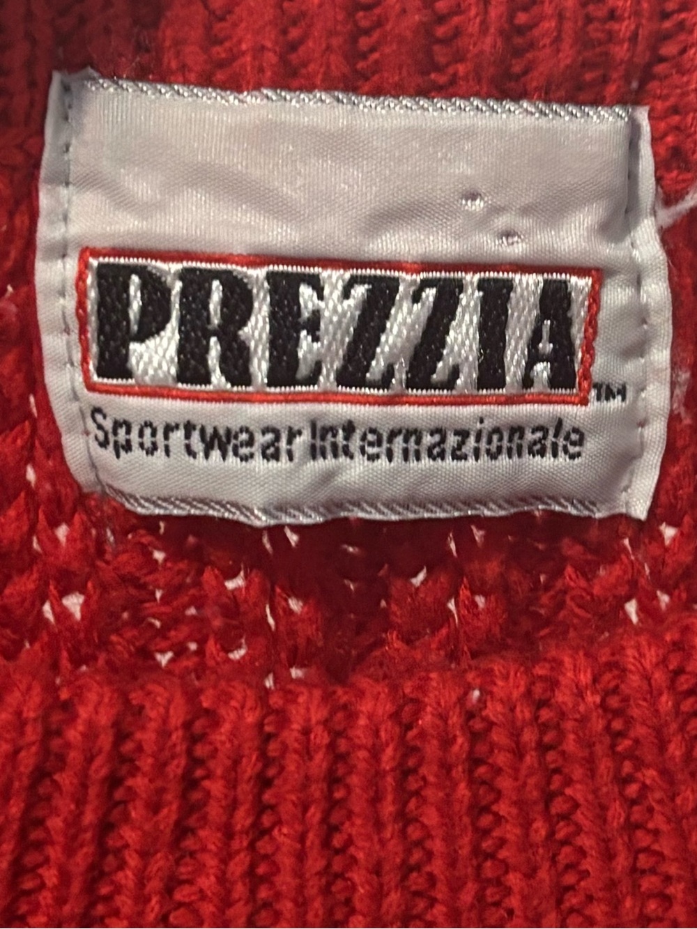 Red Cropped Sweater - Picture 3 of 3